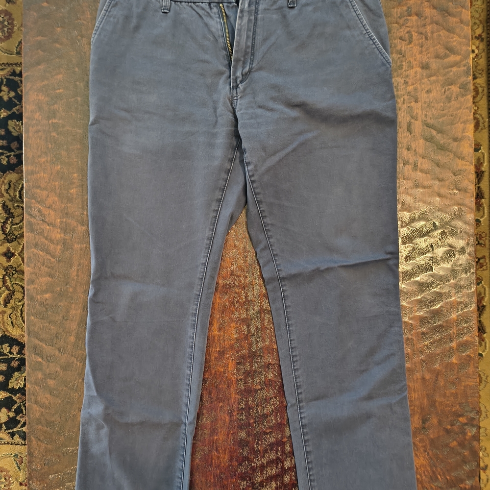 Gap Men's Gray Chino Pants Lived In Tapered Khakis 33x30
